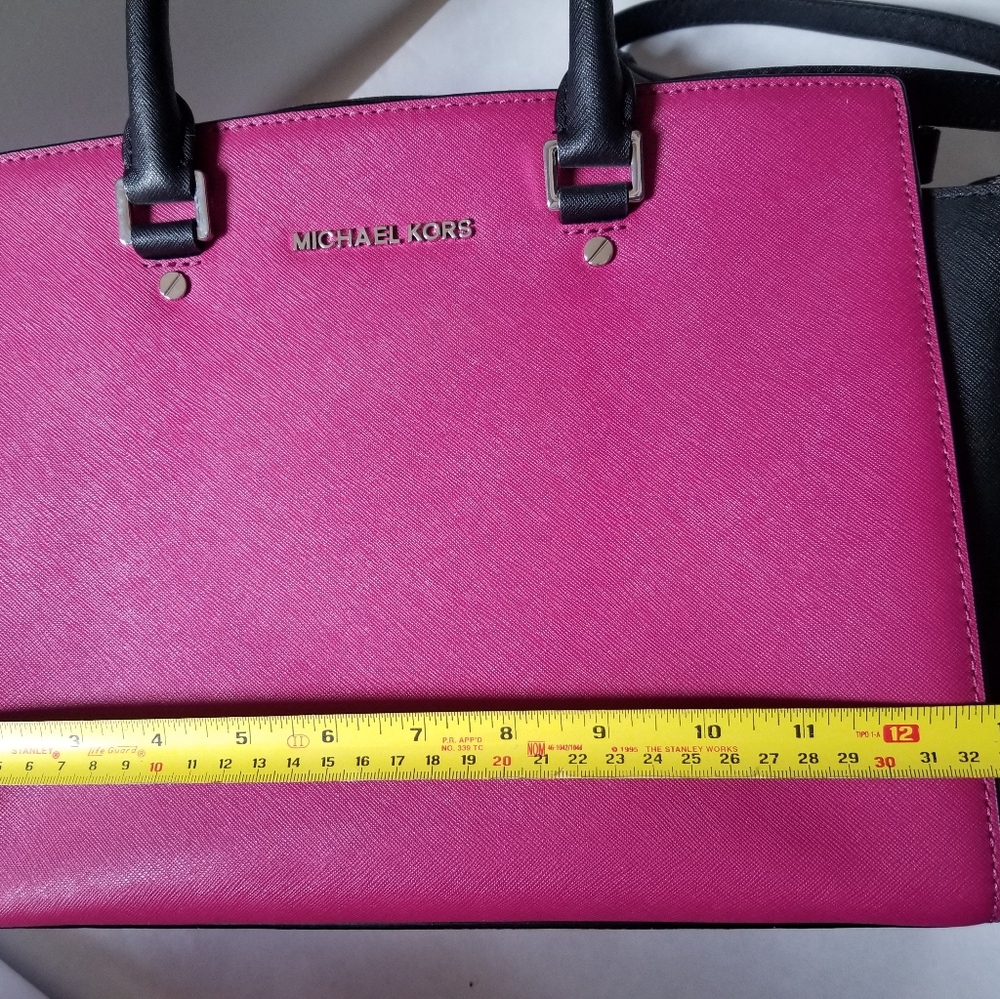 Michael Kors Black  and hor pink color